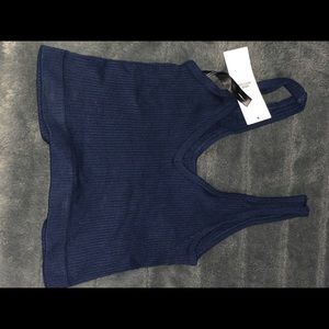 Donated- Navy blue crop top